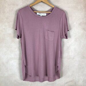 Celebrity Pink Plus Size High-Low Tunic in Mauve NWT 1X